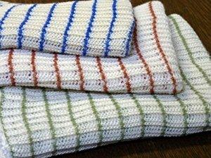 World's Best Dish Cloths - Set of 12 - Assorted Colors