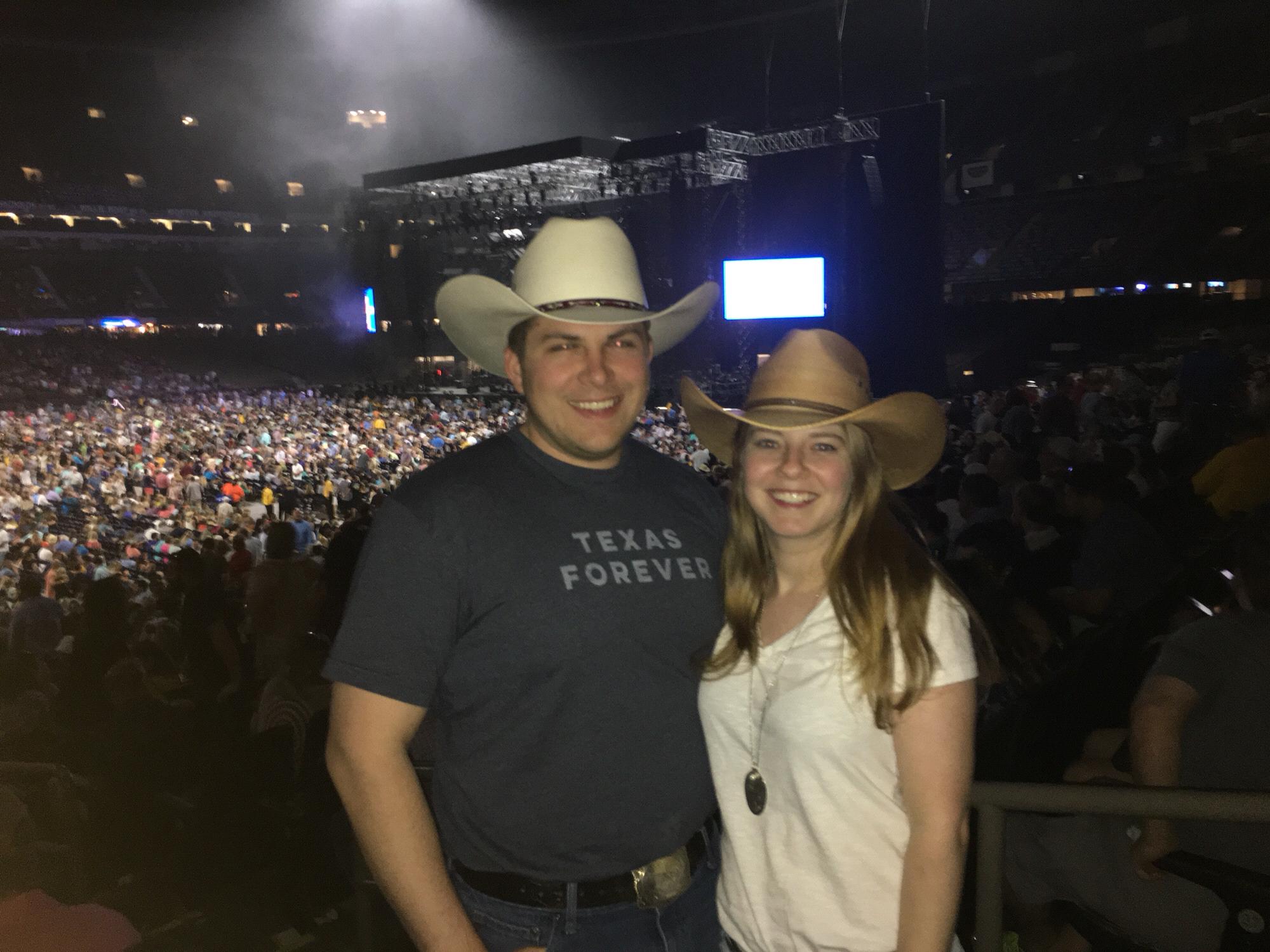 One of many concerts together! This one was pretty special seeing George Strait!