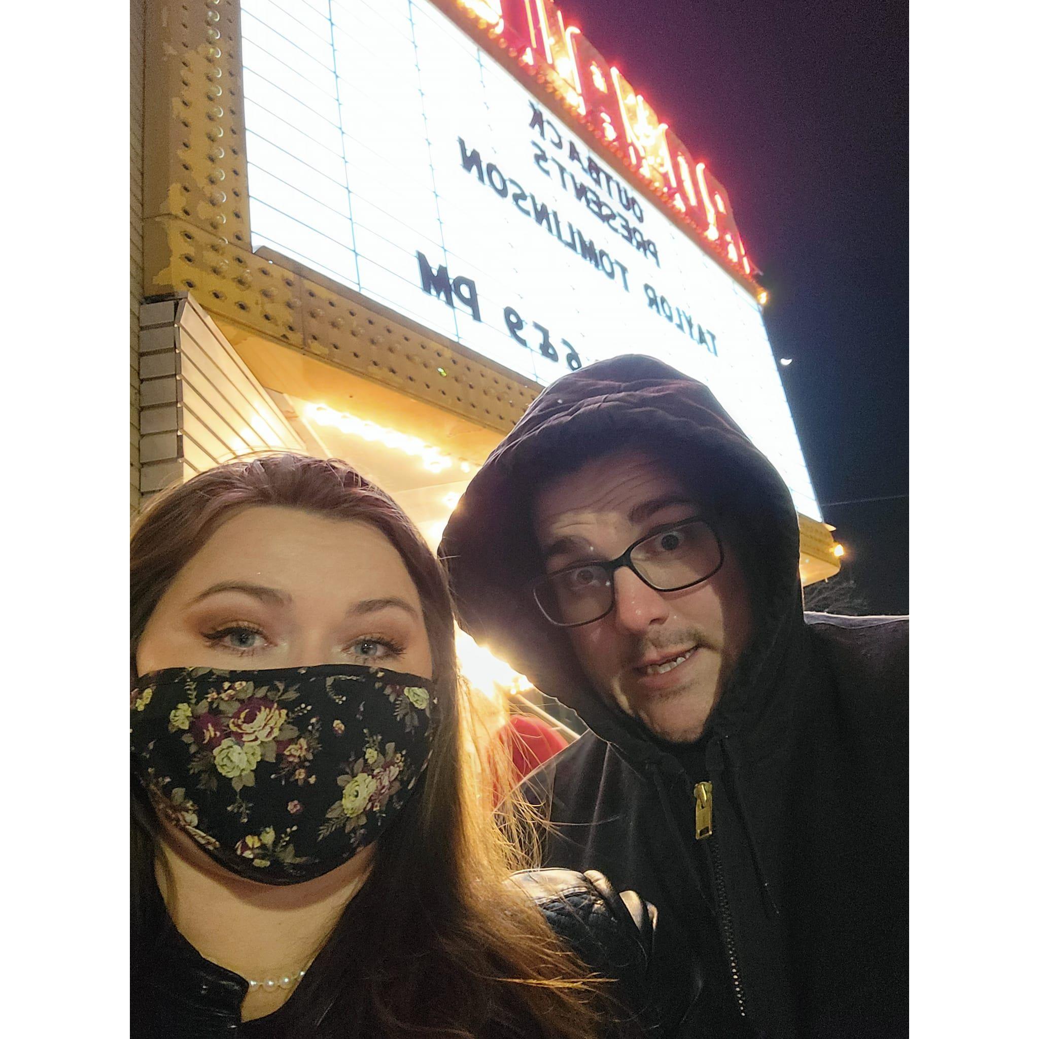 At the show