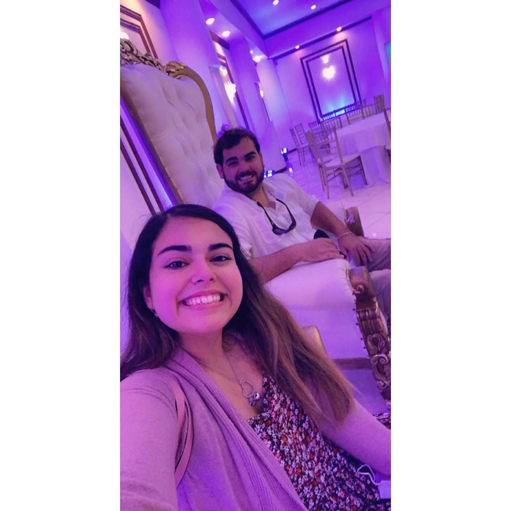 The day we found our venue!
