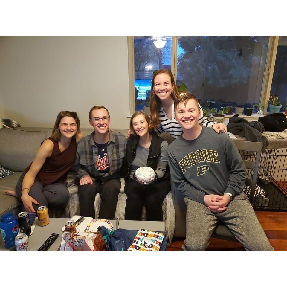 Visiting Bennett & Elizabeth (Blake's brother and sister-in-law) in Seattle and celebrating Laurie's (Blake's mom's) birthday - 2022
