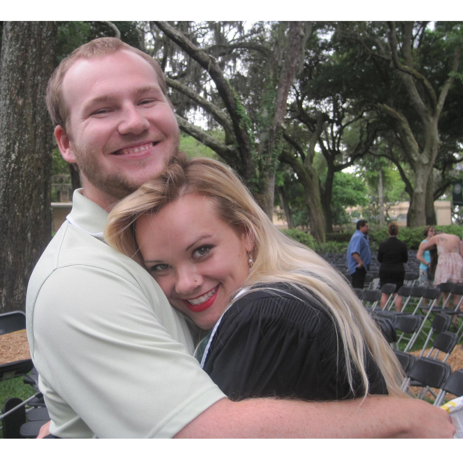 Kelly's graduation from Jacksonville University in 2015