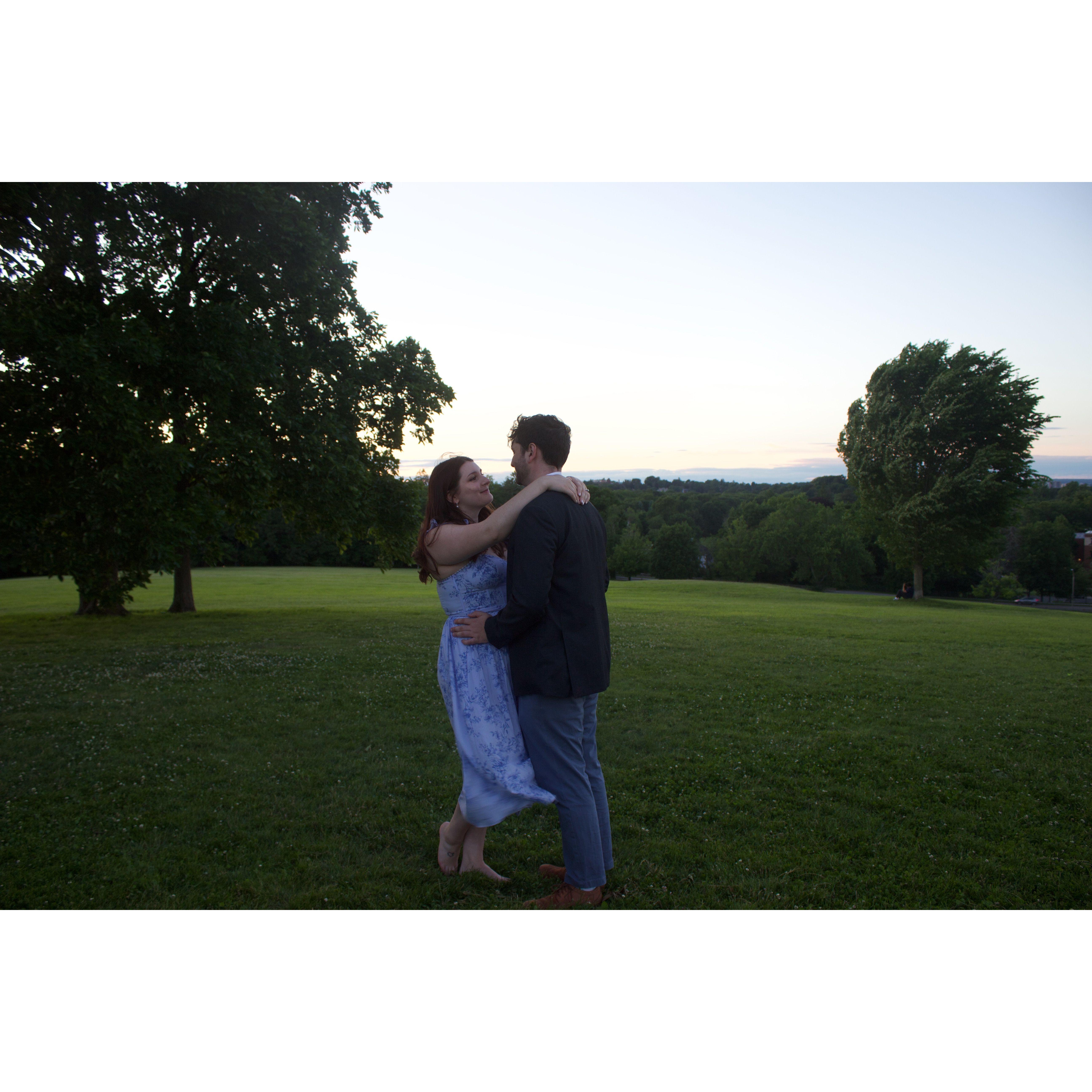 Engagement photos taken by Merry