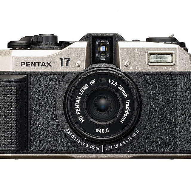 Pentax 17 35mm Film Camera That captures up to 72 Images per roll with a Vertical (Half Frame) Orientation, Perfect for Social Media.
