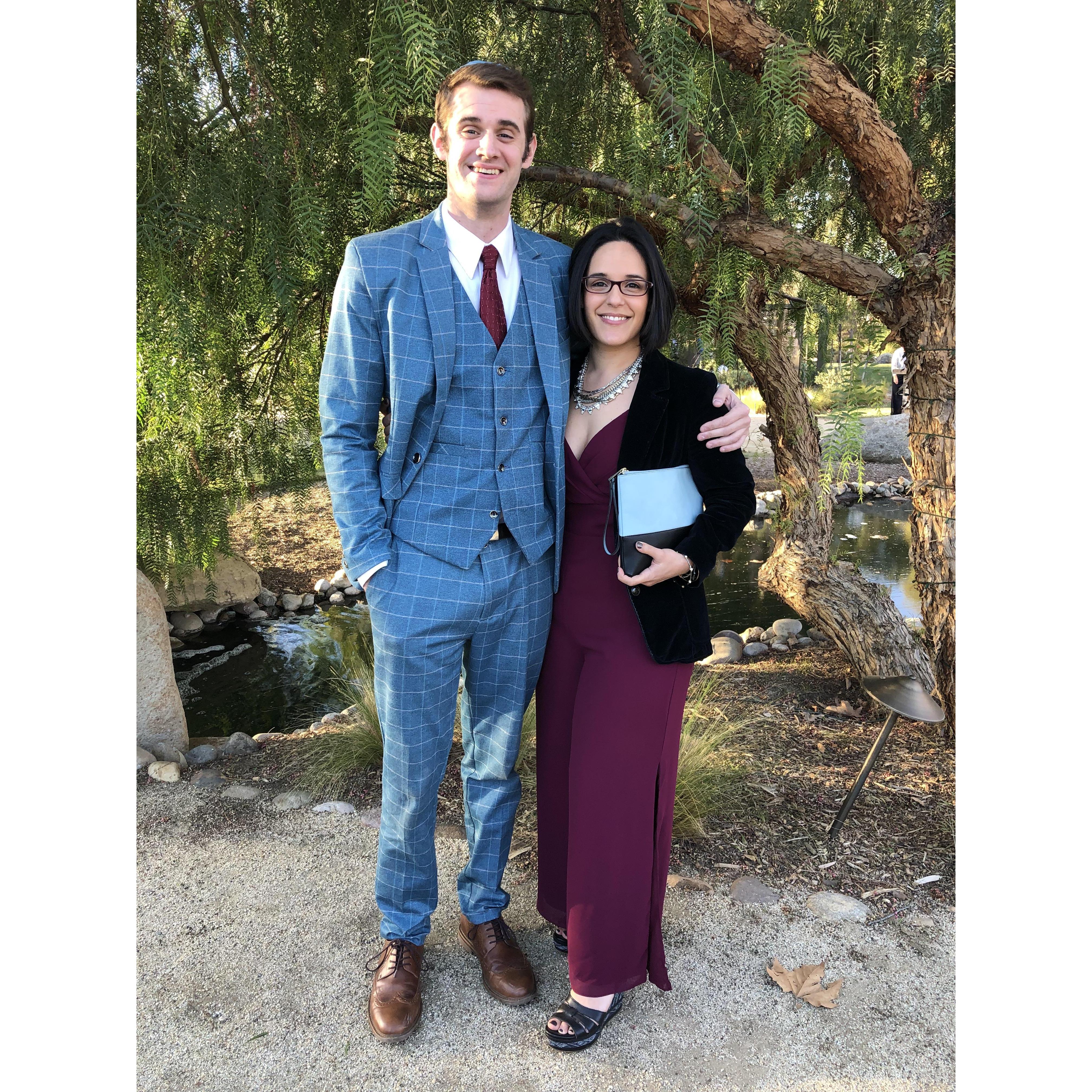 Looking sharp at Adie and Phil's wedding!