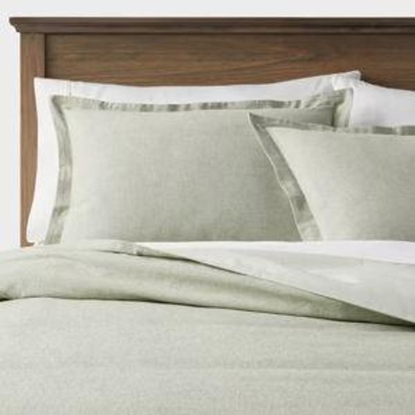Cotton Linen Chambray Duvet Cover & Sham Set - Threshold™