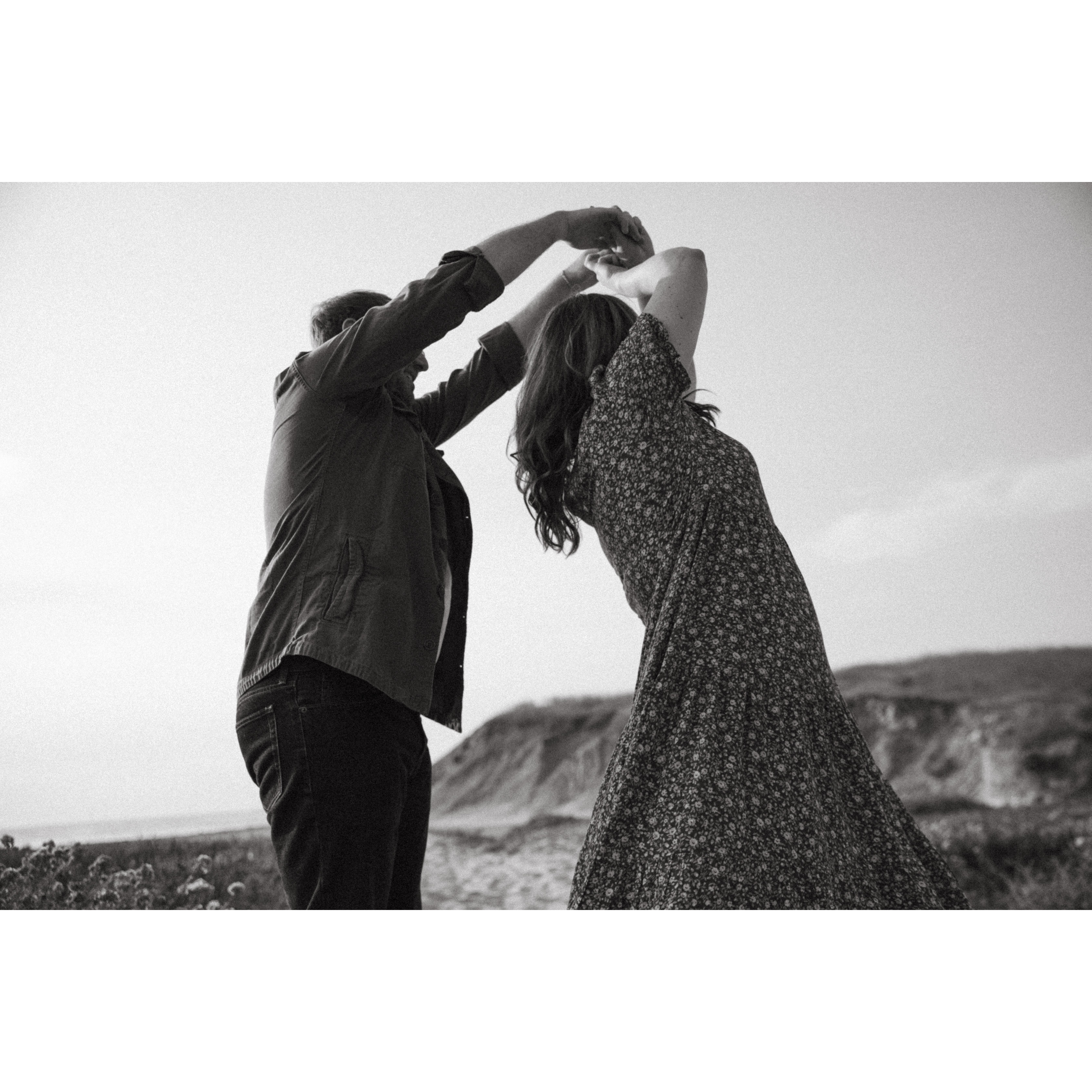 Jalama Beach engagement photos by Kadi Tobin.