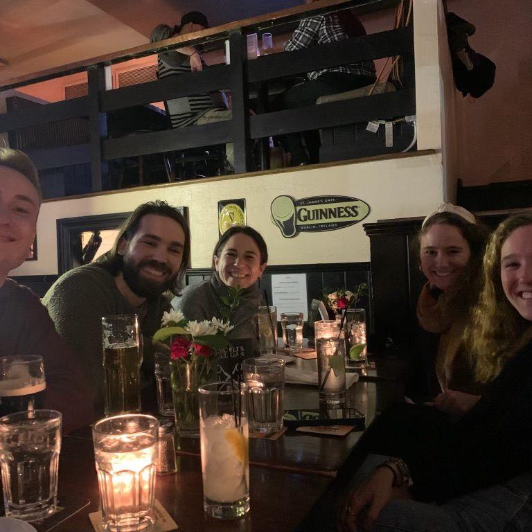 B and Eily visit NYC for the weekend - a night out with Maggie and Nick February 2022