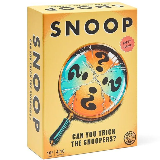 Snoop - Can You Trick The snoopers? The Hilarious Mystery Word Game for All The Family - Detective Game - After-Dinner Game - 4 to 10 Players - 20min Playing time - Ages 10+
