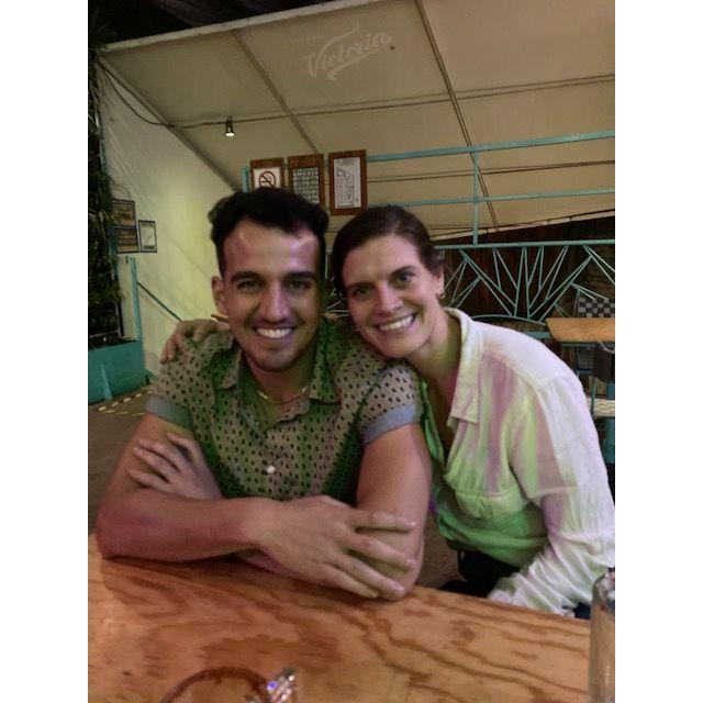Drinking pulque (the nectar of the Aztecs) in Mexico City.