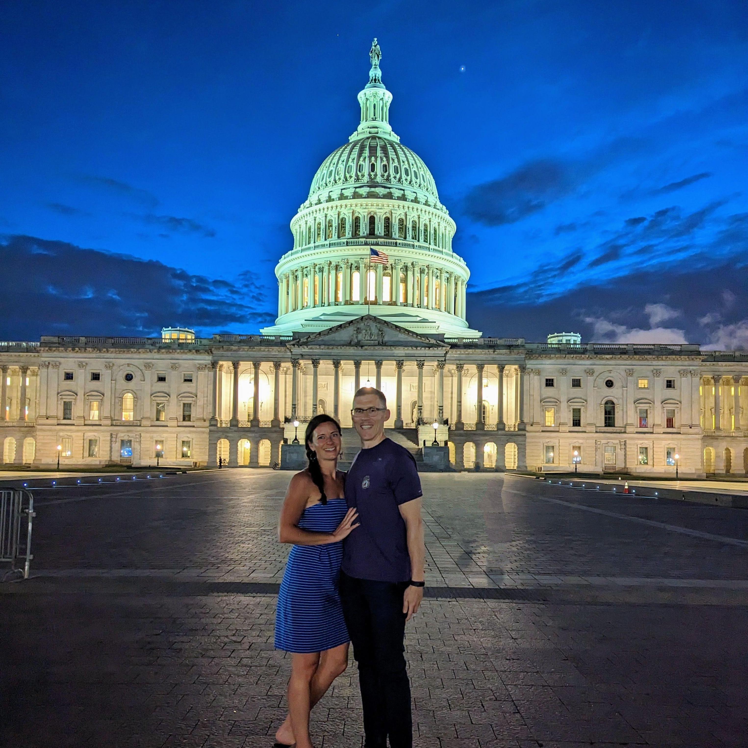 Evening at the Capital. April 2022