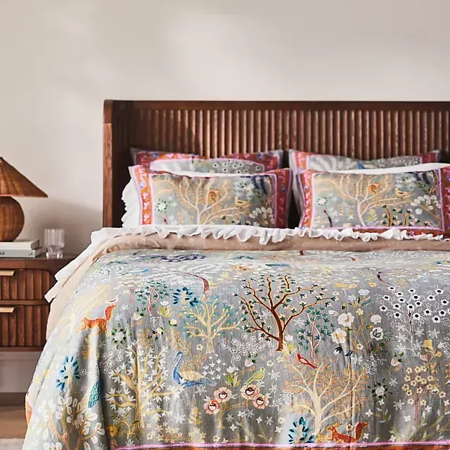 The Printed Cotton-Slub Duvet