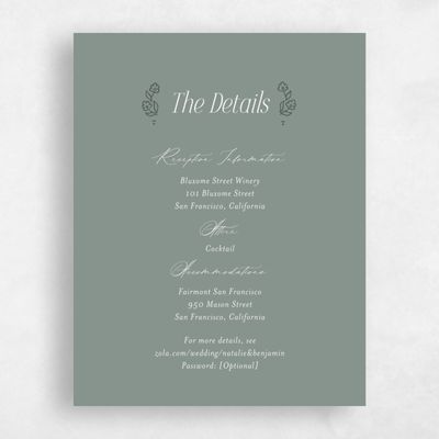 Deep Sage, Green Wedding Enclosure - Sorsha