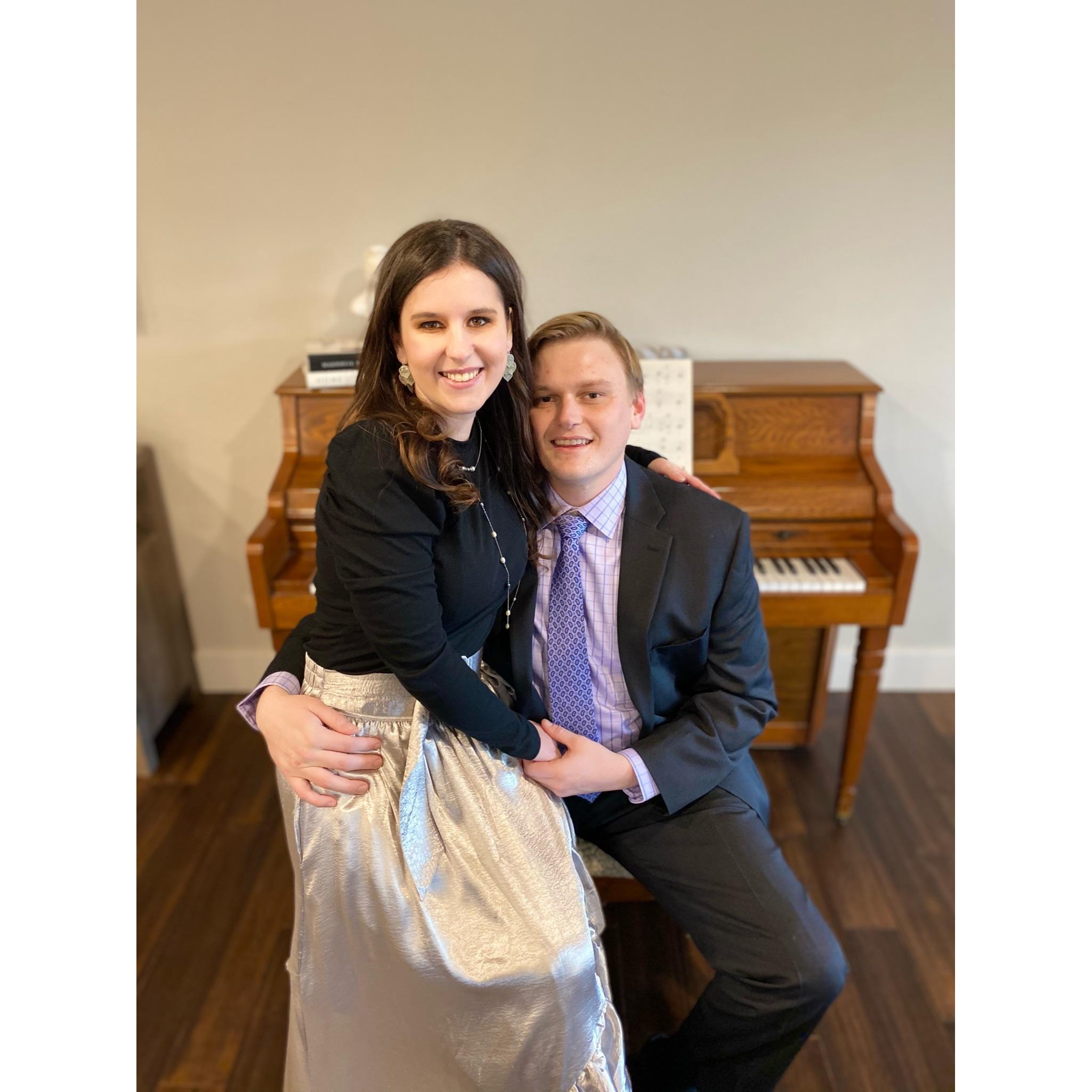 Hayden and I love the soothing sounds of piano music!