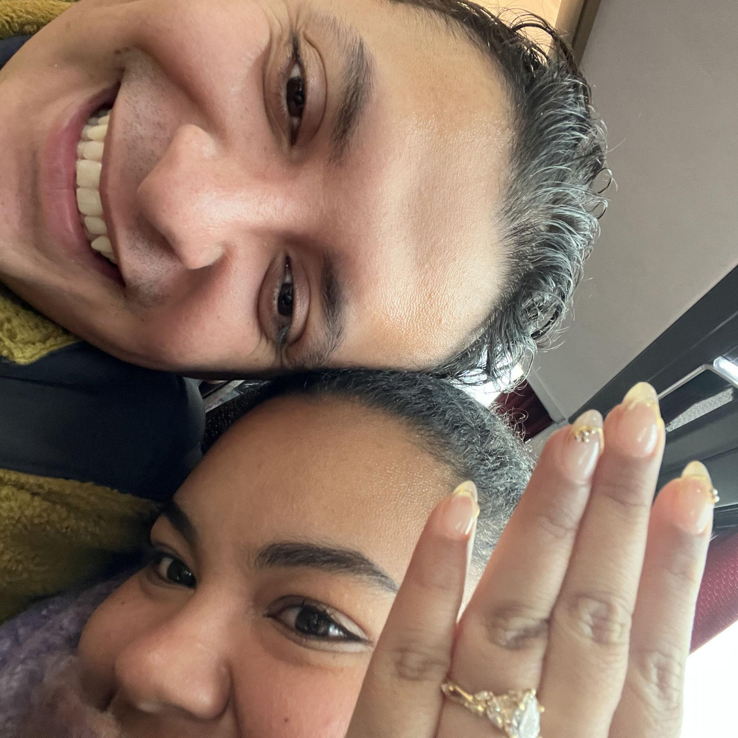 Rocking the ring on a bus ride throughout Scotland!