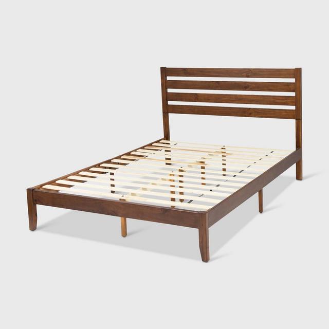 Queen Guilford Contemporary Bed Dark Brown - Christopher Knight Home