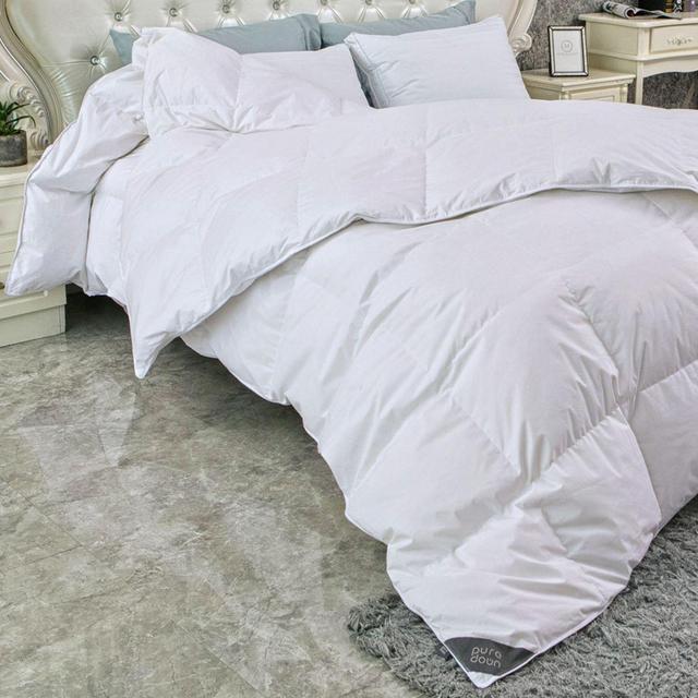 Puredown All Seasons Down King Comforter in White