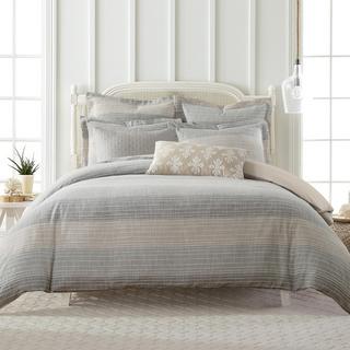 Sand Stripes 3-Piece Duvet Set