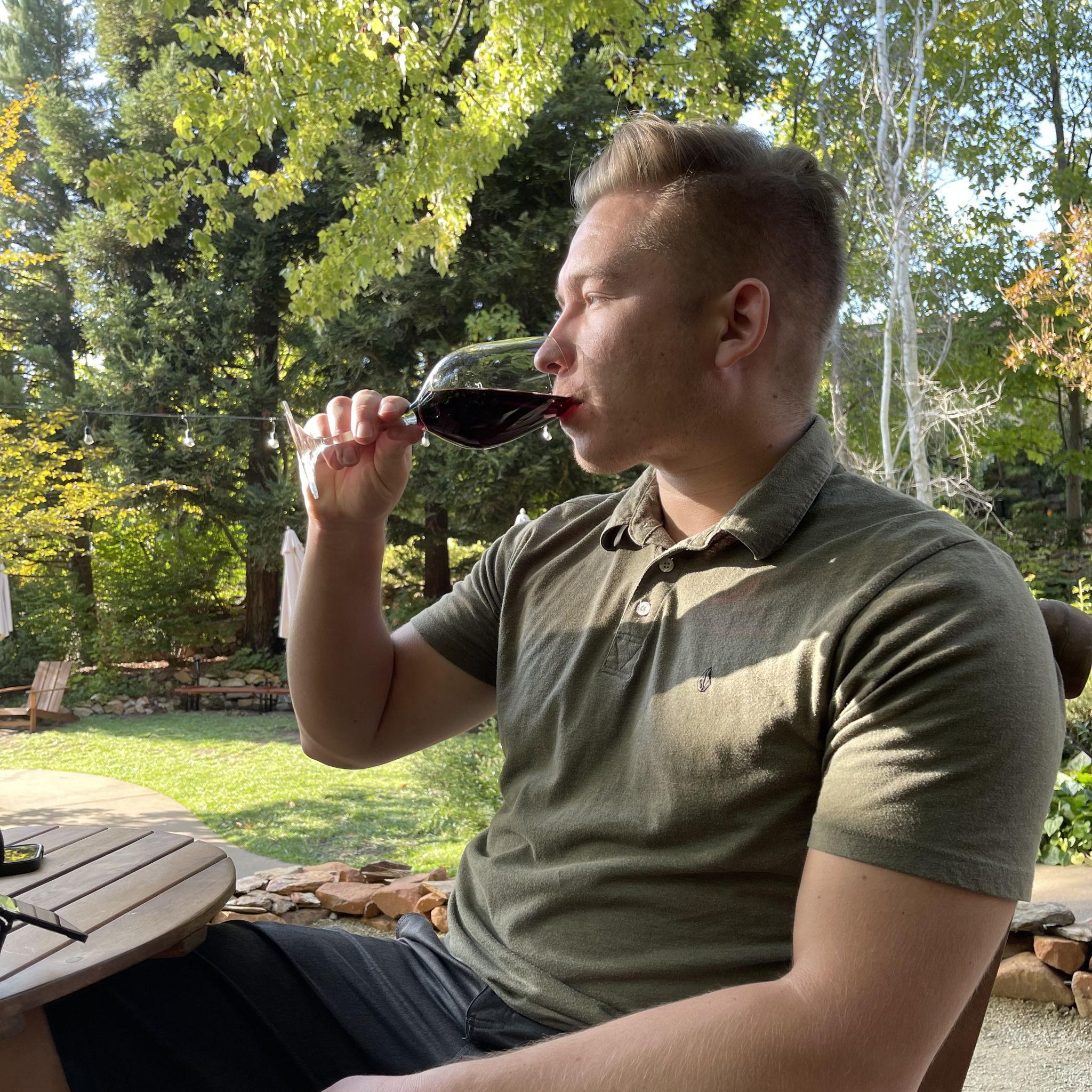 Apple Hill First Wine Tour Together