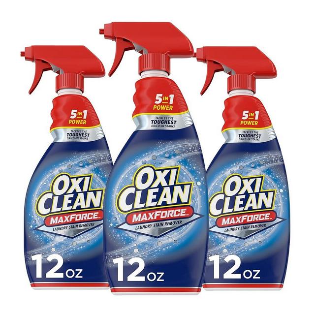 OxiClean Max Force Laundry Stain Remover Spray, 12 fl oz, 3-Pack​