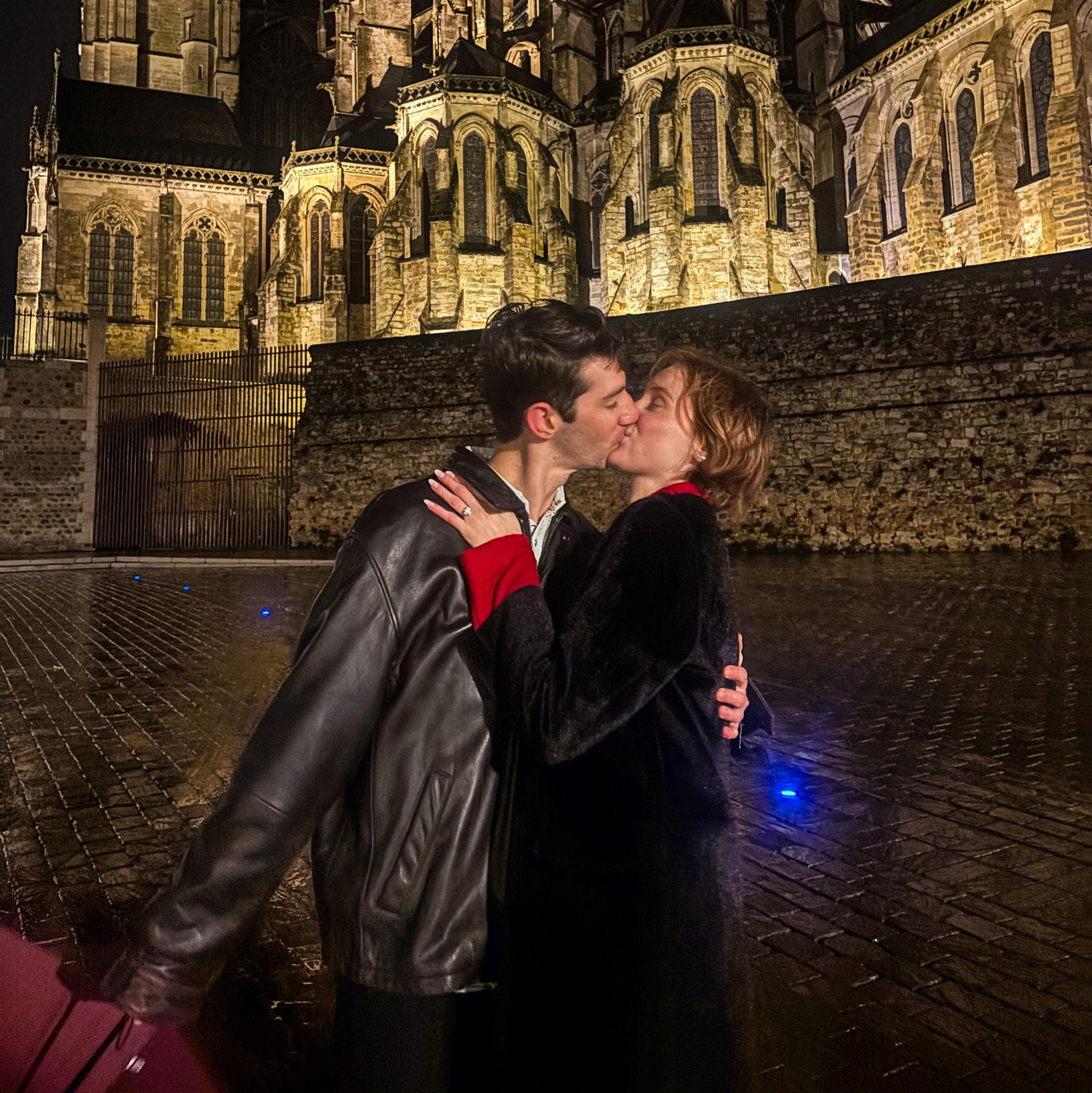 On our engagement trip in Paris <3