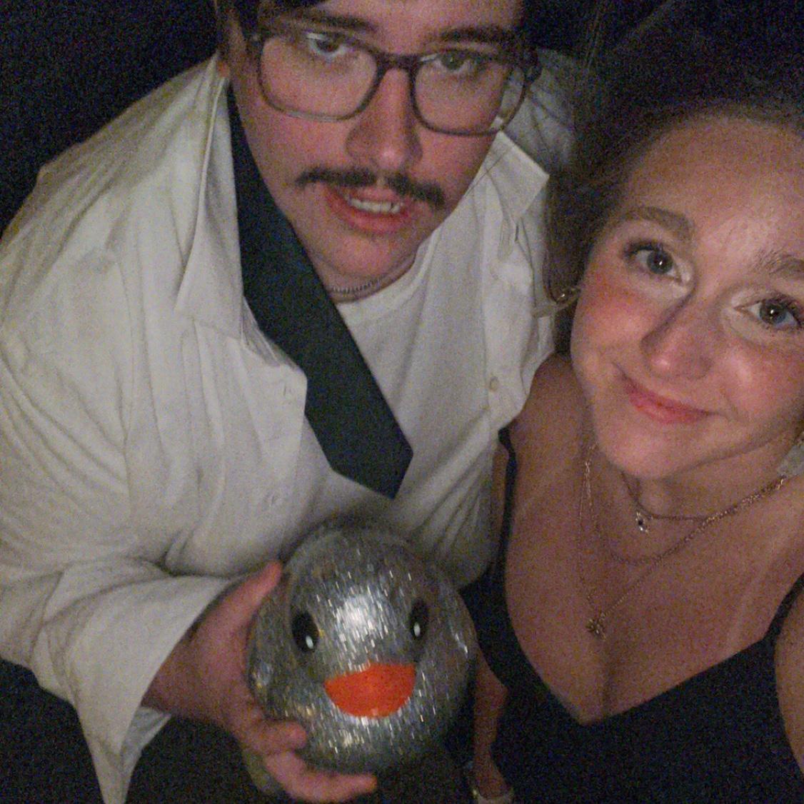 The night Marena caught a bouquet and we were awarded the “disco duck”
