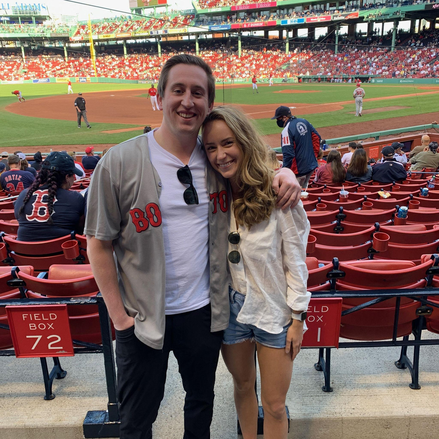 First Red Sox game together - it was a home run!! (May, 2021)