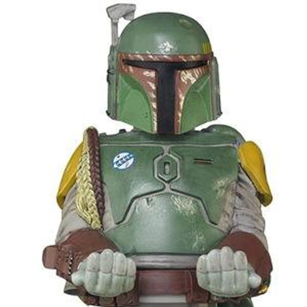 Exquisite Gaming: Star Wars: Boba Fett - Star Wars Original Mobile Phone & Gaming Controller Holder, Device Stand, Cable Guys, Licensed Figure