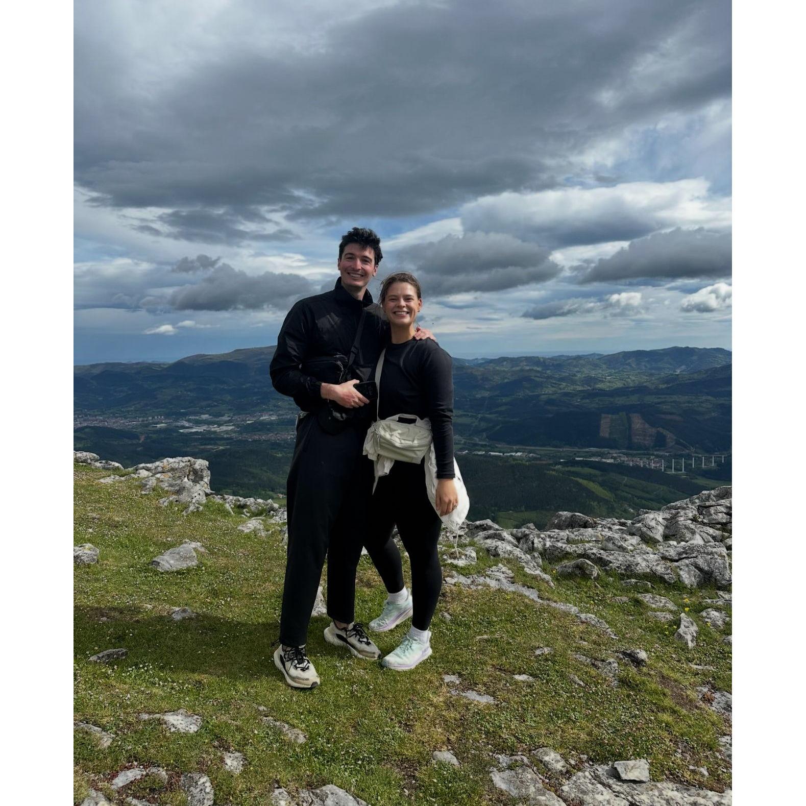 Hiking in the Basque region in Spain