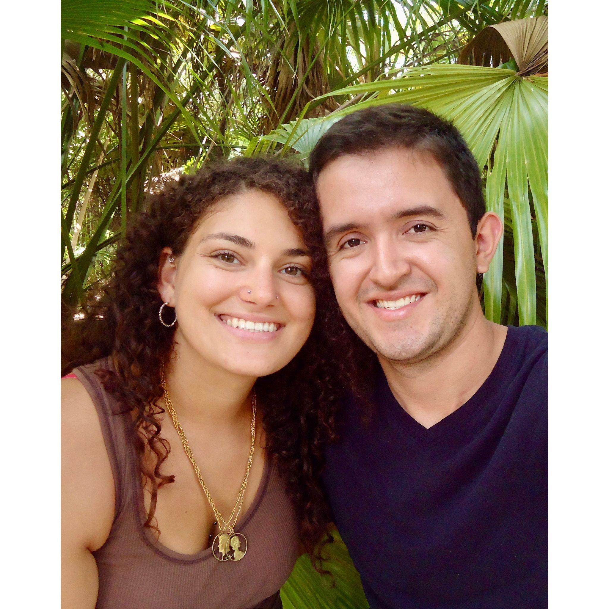One of our first dates at McKee Botanical Gardens in Vero Beach (2013)