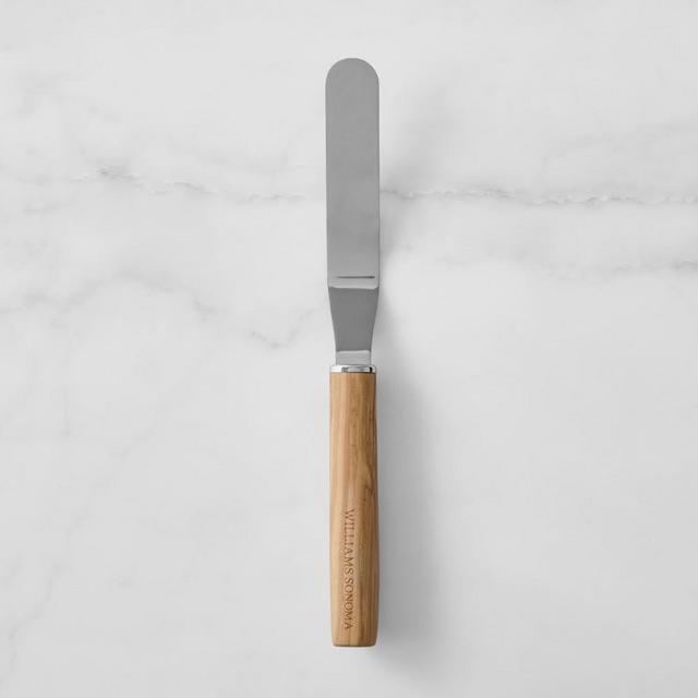 Williams Sonoma Olivewood Offset Icing Spatula, 4"