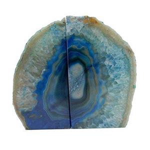 Blue Agate Bookend