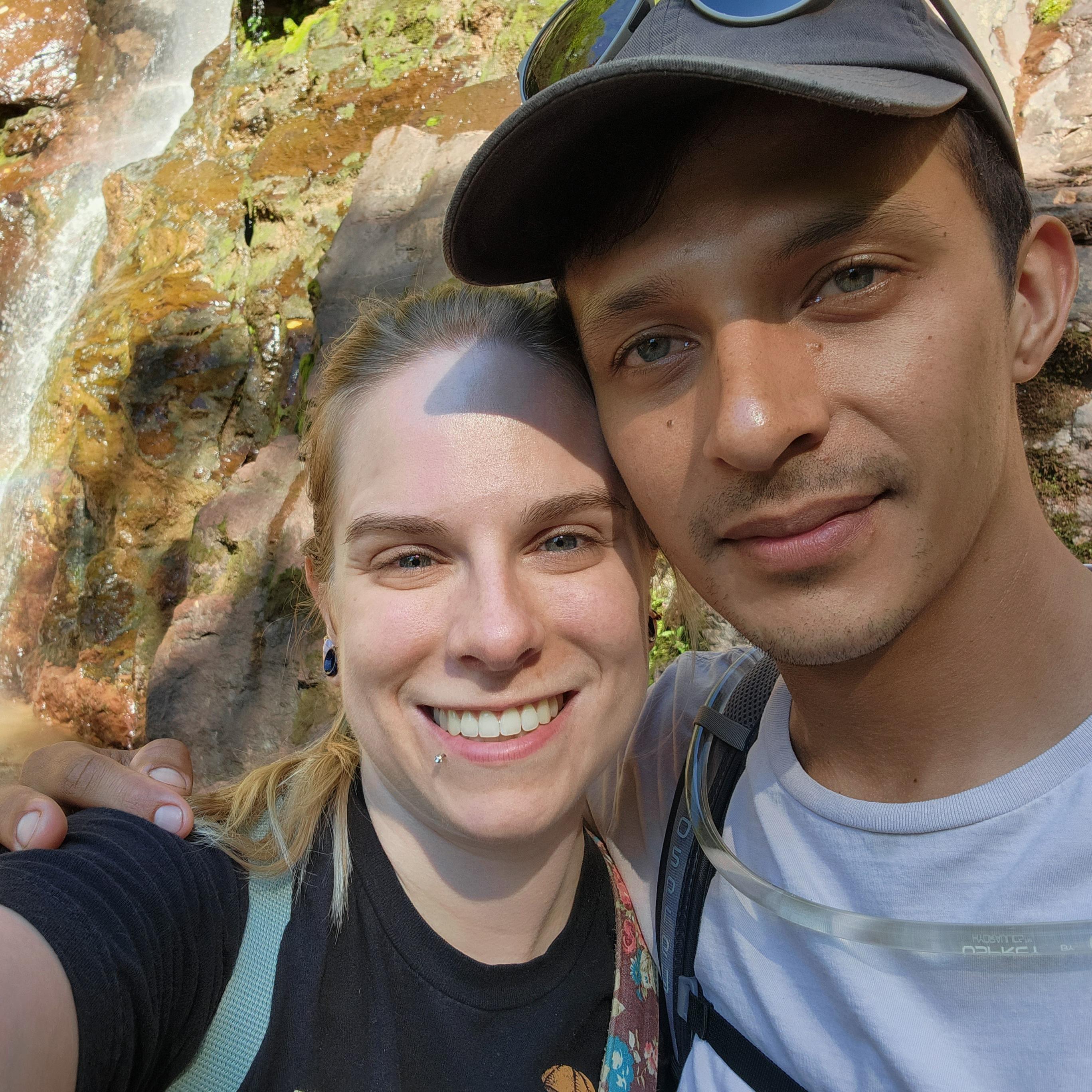 Hiking in the Catskills, Kaaterskill Falls, August 2022.