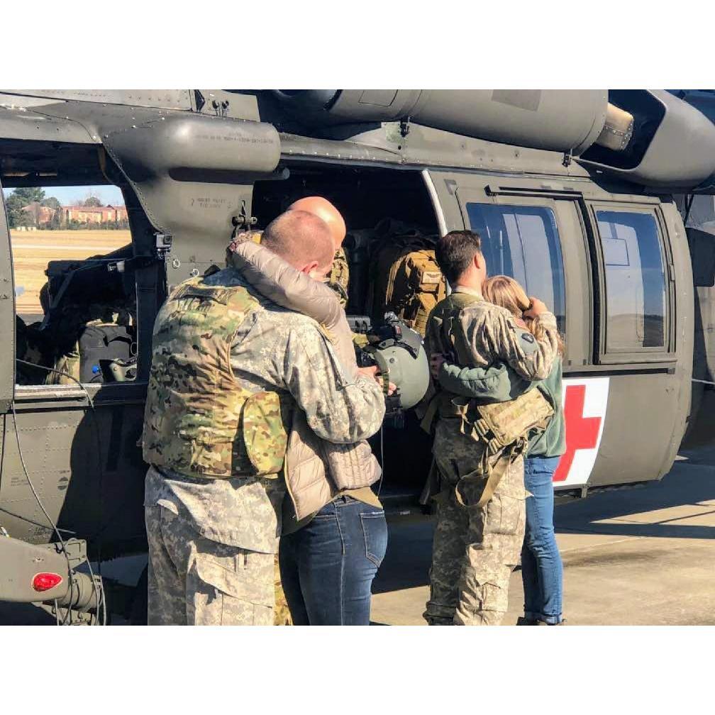 Jan 5, 2019 deployment send-off. 
So hard to say goodbye.
