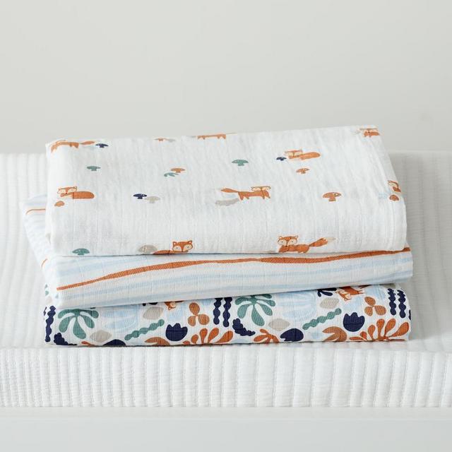 Kate Zaremba Woodland Swaddle Set, Multi
