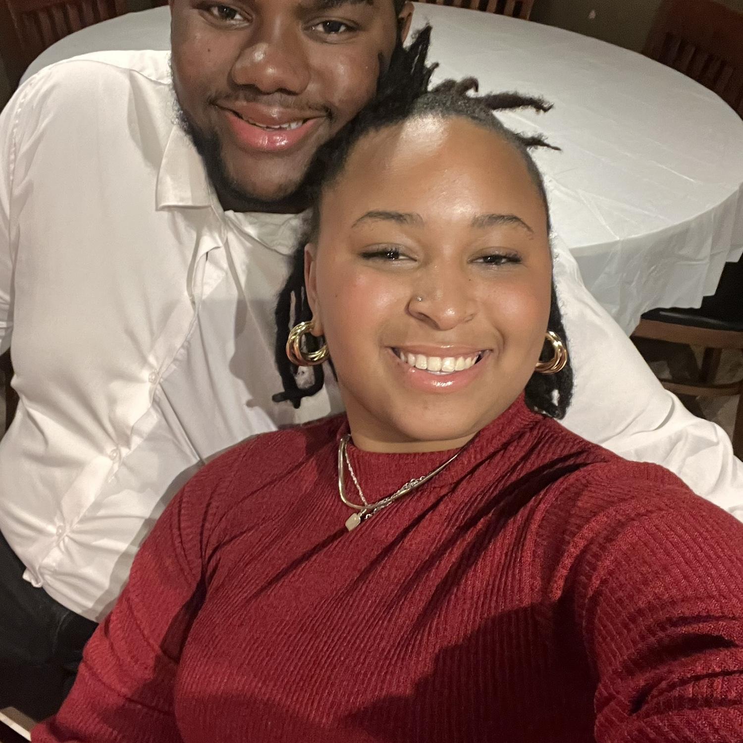 Juan came with me to my first office Christmas Party