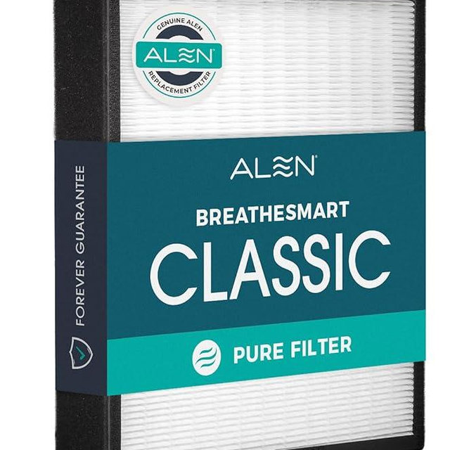 Alen Air Filter BF35-Pure Replacement HEPA Filter for BreatheSmart Classic Air Purifier - Captures Allergens, Dust, & Mold (1 FIlter)