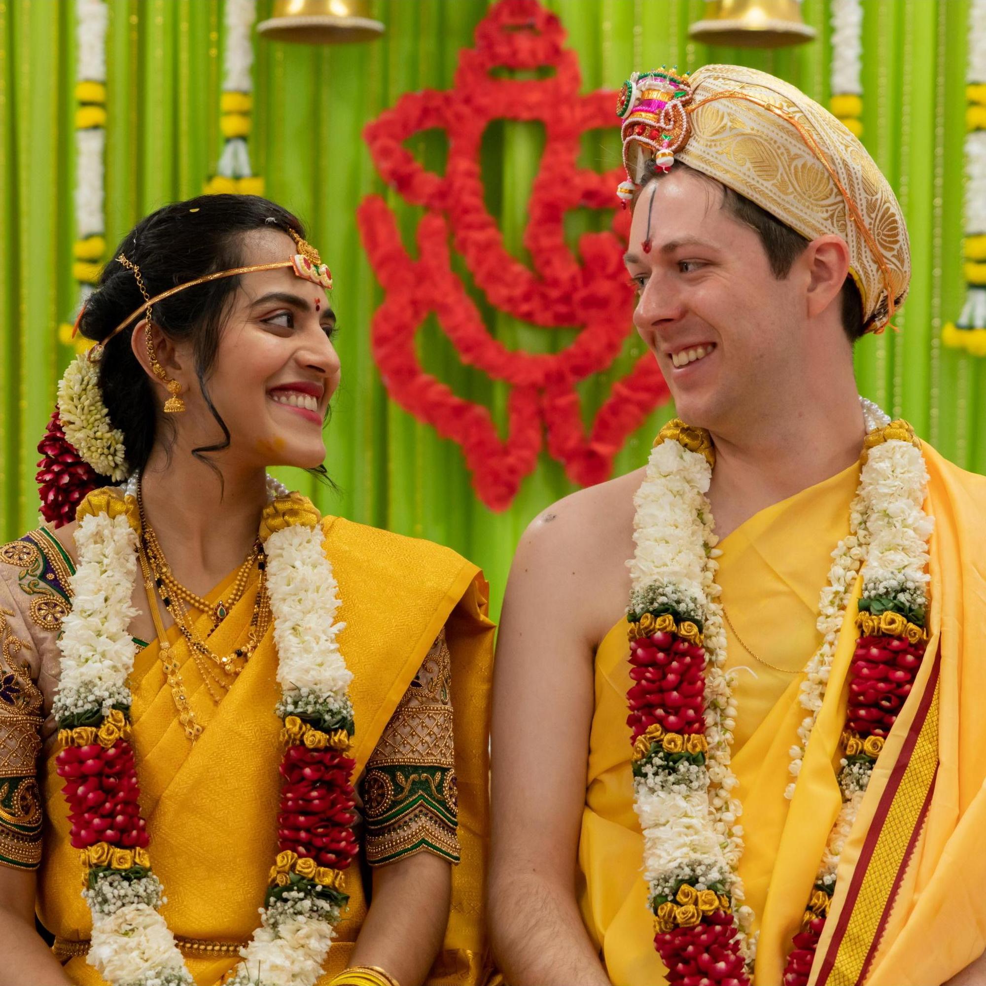 From our Hindu wedding ceremony in March 2022!