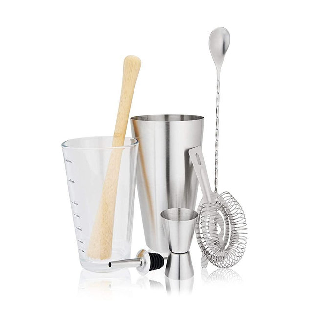 True 7 Piece Cocktail Bartenders Barware Kit Set
