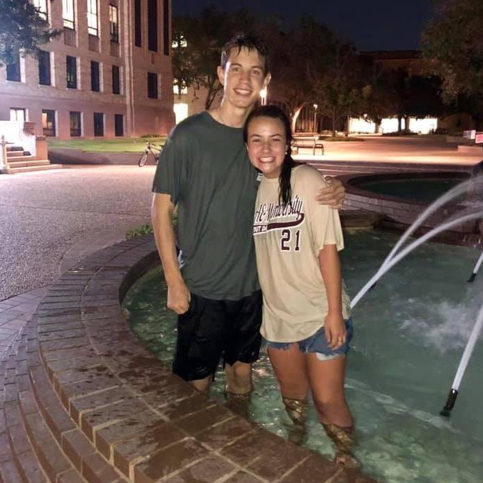 Living into all the Aggie traditions... no matter how weird.