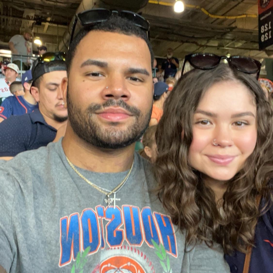 First astros game together🫶🏻