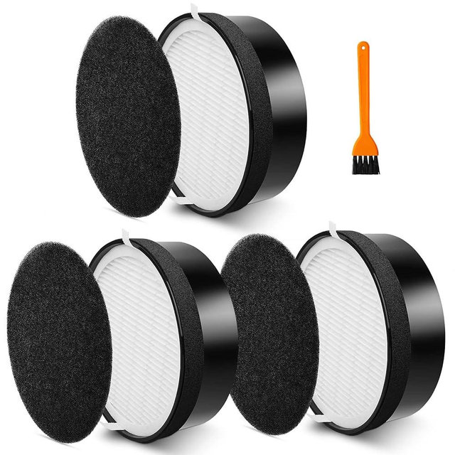 Colorfullife 3 Pack LV-H132 Replacement Filter Compatible with LEVOIT LV-H132 Air Purifier Filter Replacement, H13 True HEPA Filter, Activated Carbon Filter, Pre Filters, Part # LV-H132-RF