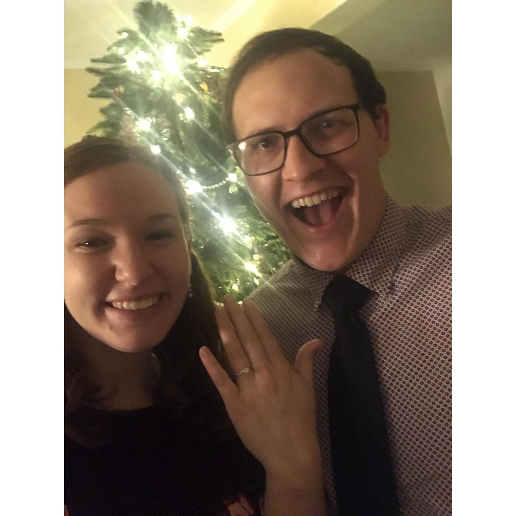 The night we got engaged