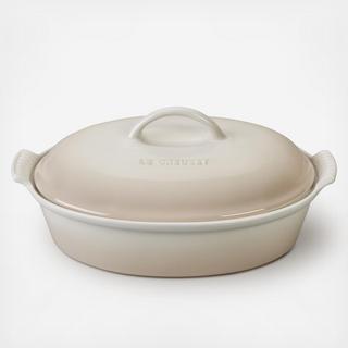 Heritage Covered Oval Casserole Dish