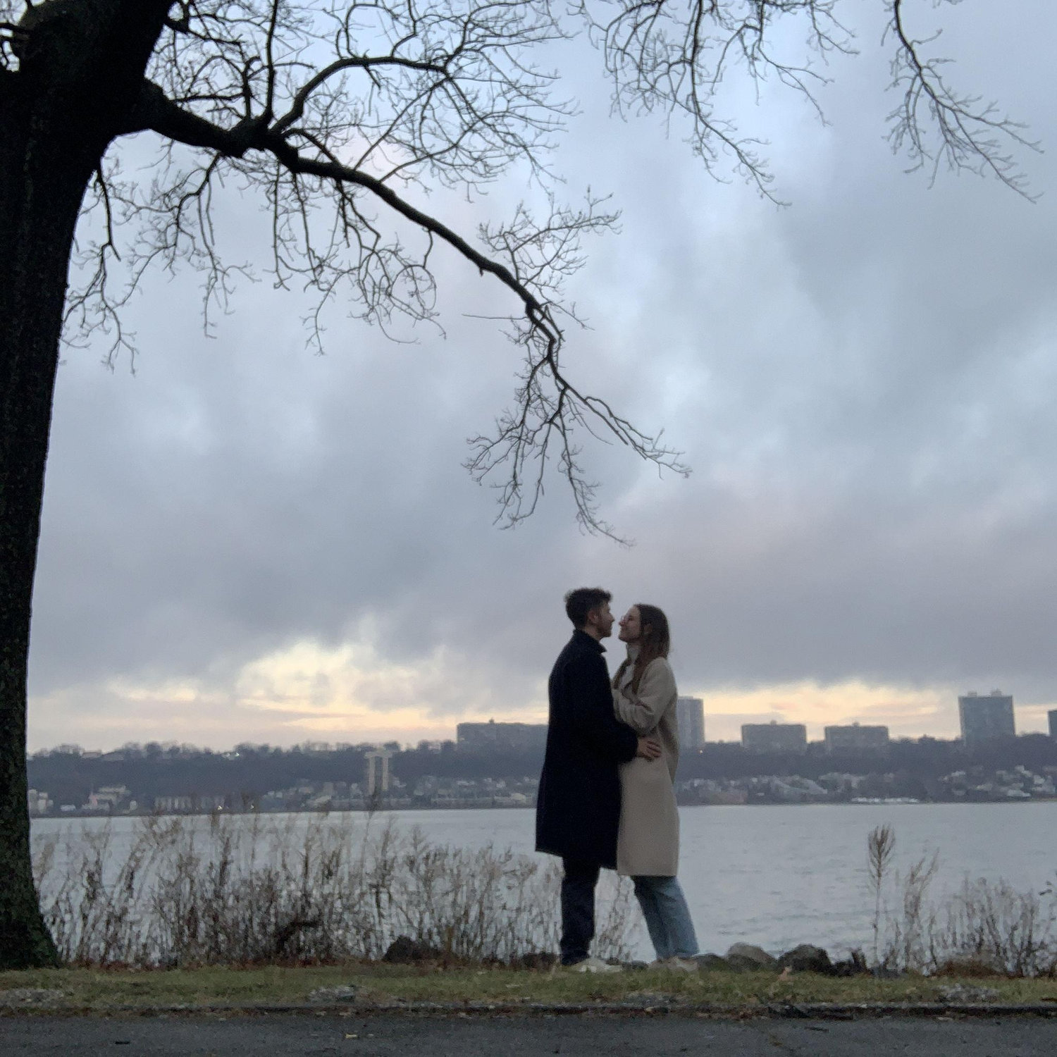 January 1 2025 - The day Noah proposed in Riverbank Park