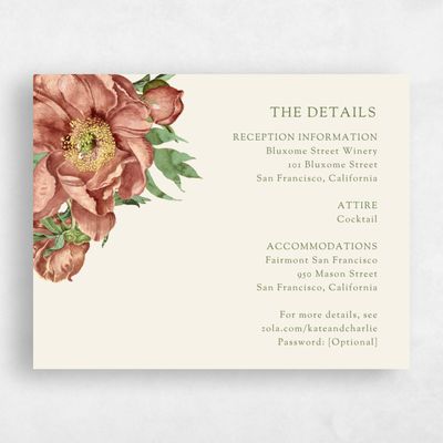 Peach, Orange Wedding Enclosure - Sparrow