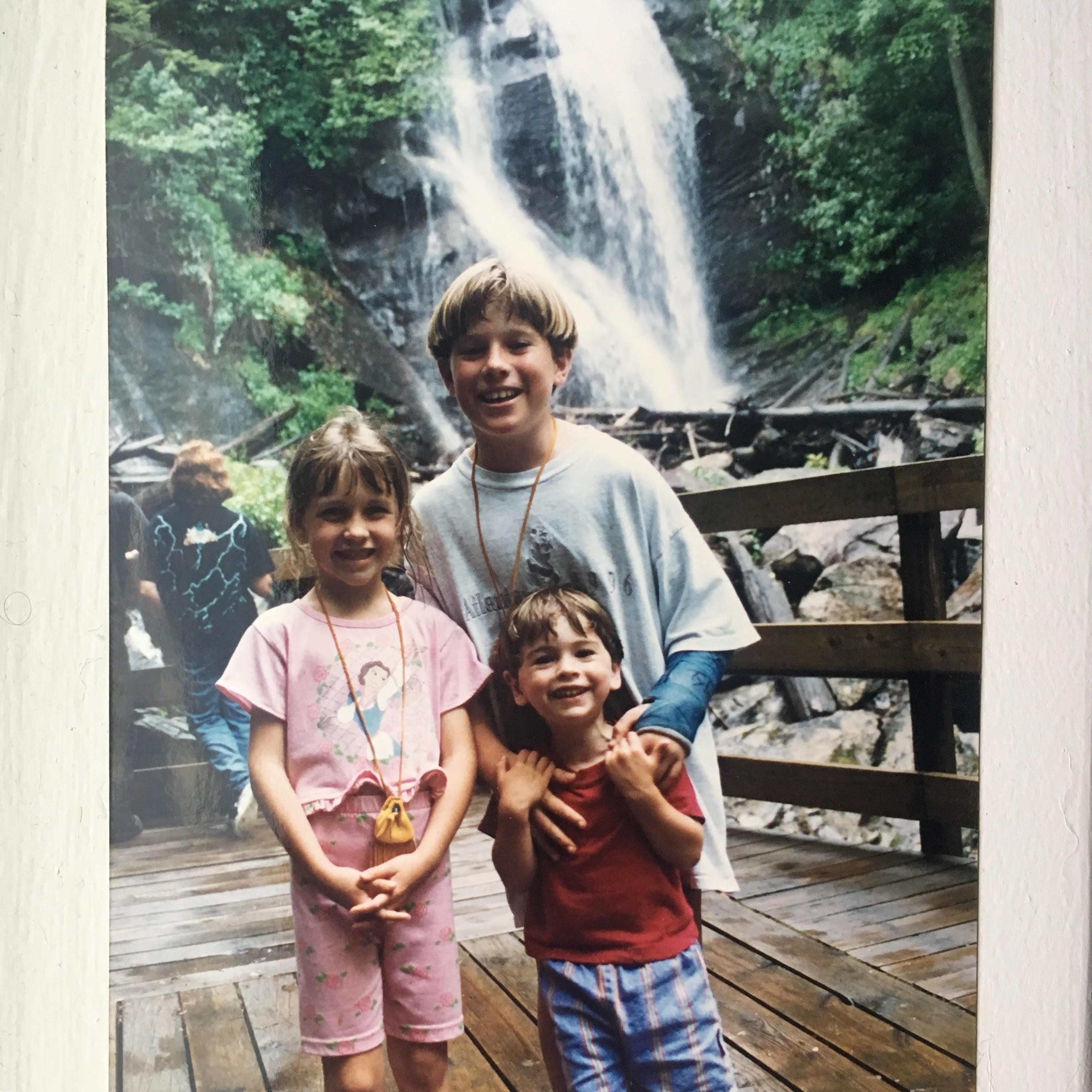 the bridesmen - mark + greg with andrea