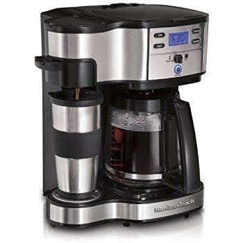 Hamilton Beach 49980A Single Serve Coffee Brewer and Full Pot Coffee Maker, 2-Way