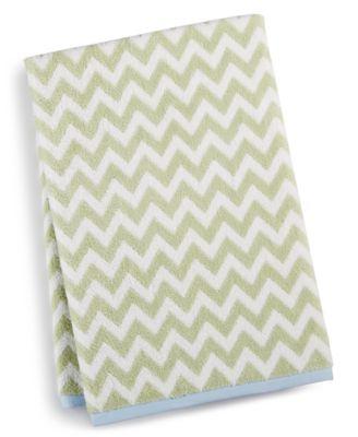 Martha Stewart Collection - Chevron Spa Bath Towel, Created for Macy's