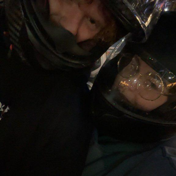 First motorcycle ride together